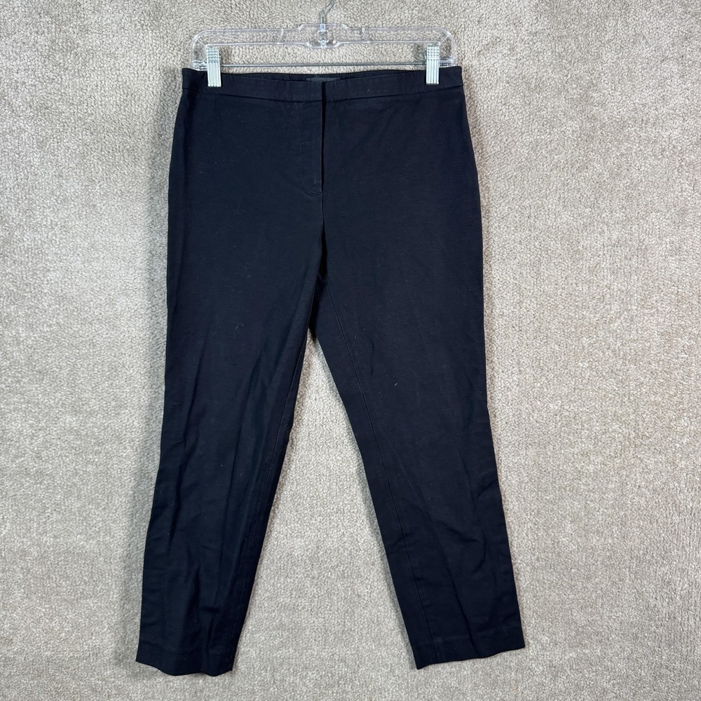 Theory‎ Pants Womens 4 Black Stretch Skinny Ankle Pull On Dress Office Work